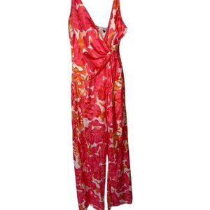 Petal and Pup Vibrant Floral Jumpsuit